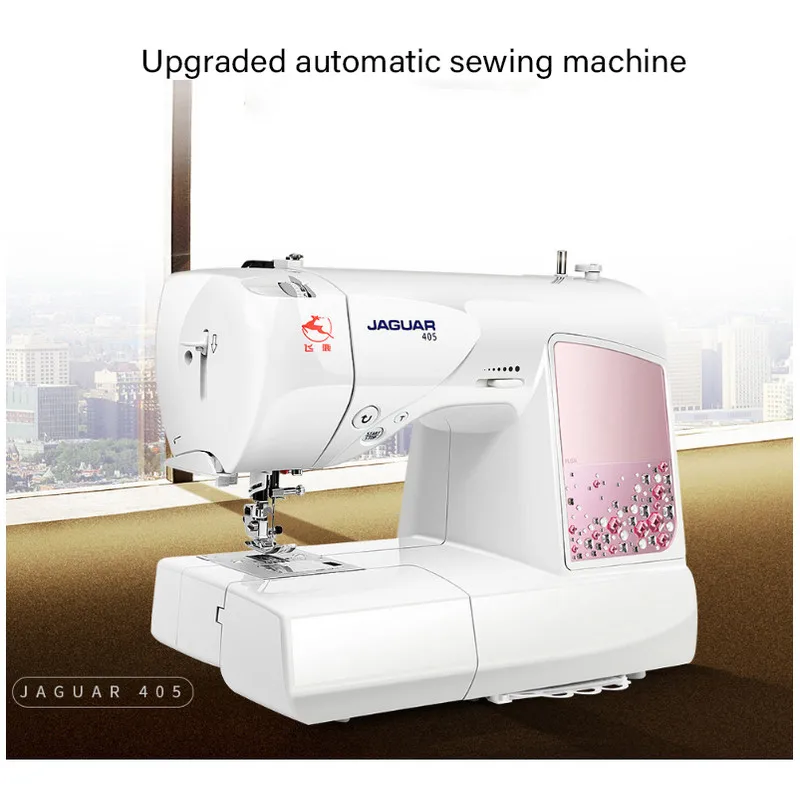 Электронная швейная машина Feilu 405 для домашнего использования, настольная многофункциональная автоматическая дрель со швом для поедания толстых и тонких швейных машин Изображение 0 